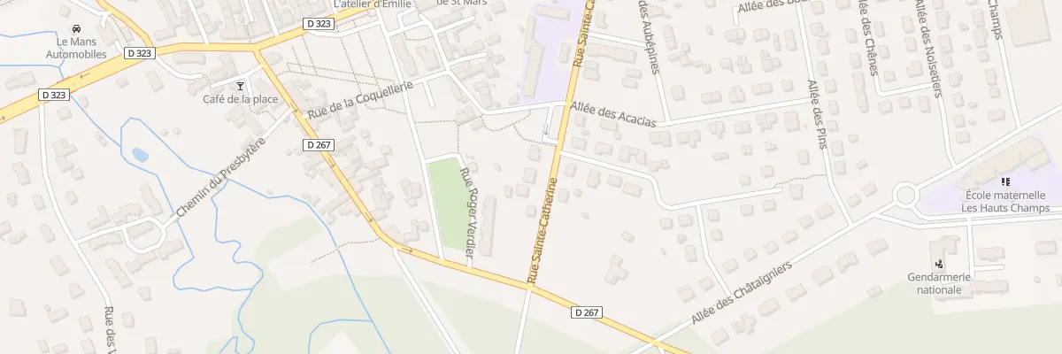 Plan du 16 All de Sainte Catherine à Saint-Mars-la-Brière