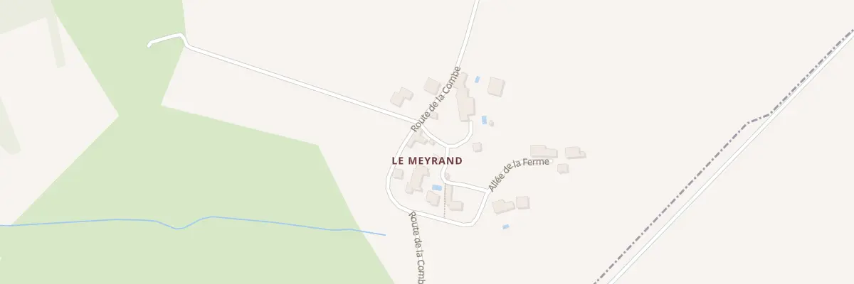 Plan du 95 Le Meyrand à Cunèges