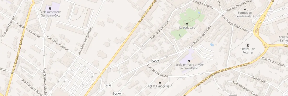 Plan du 55 Rue Paul Vasselin à Fécamp
