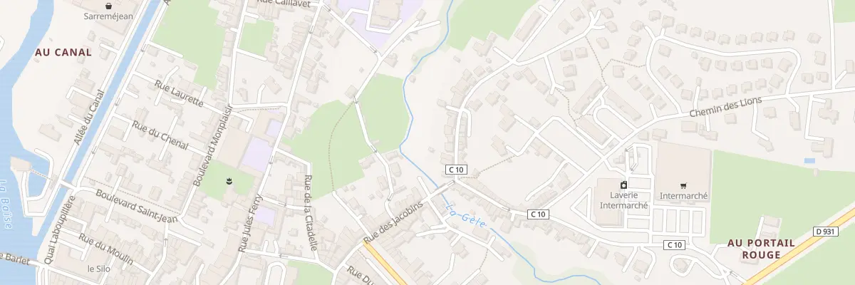 Plan du 6 Rue Bigos à Condom