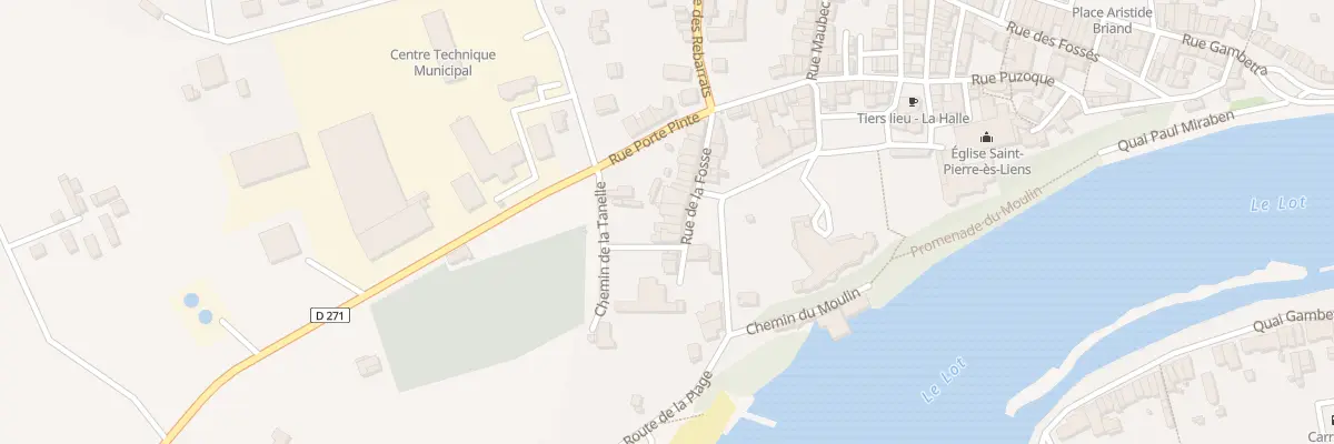 Plan du 16 Rue de la Fosse à Clairac