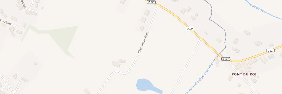 Plan du 242 Che du Vézis à Miramont-de-Guyenne