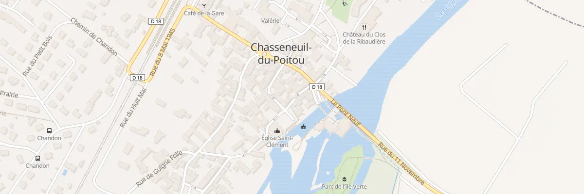 Plan du 2 Rue de l’Église à Chasseneuil-du-Poitou