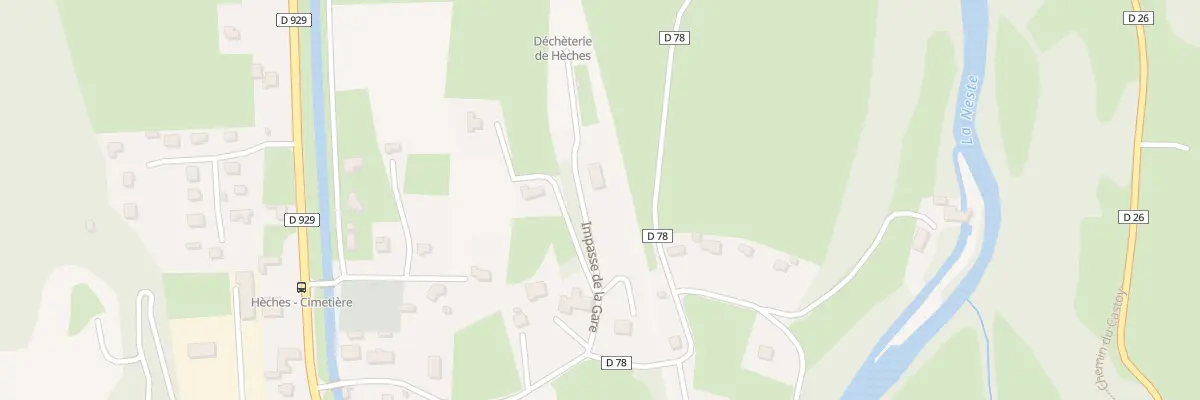 Plan du 124 Imp de la Gare à Hèches