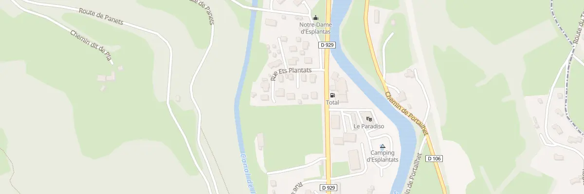 Plan du 7 Rue Ets Plantats à Sarrancolin