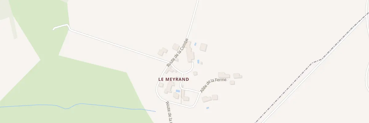 Plan du 95A Le Meyrand à Cunèges