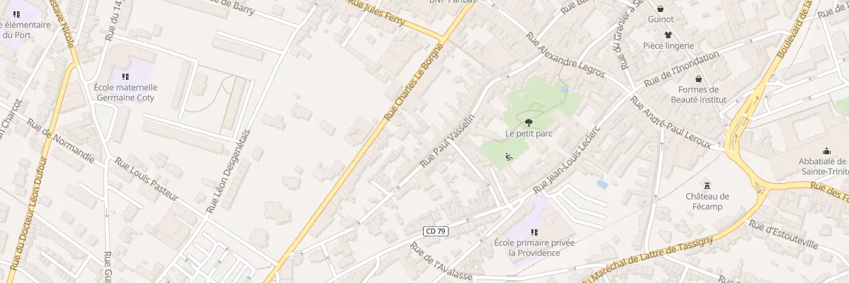 Plan du 36 Rue Paul Vasselin à Fécamp
