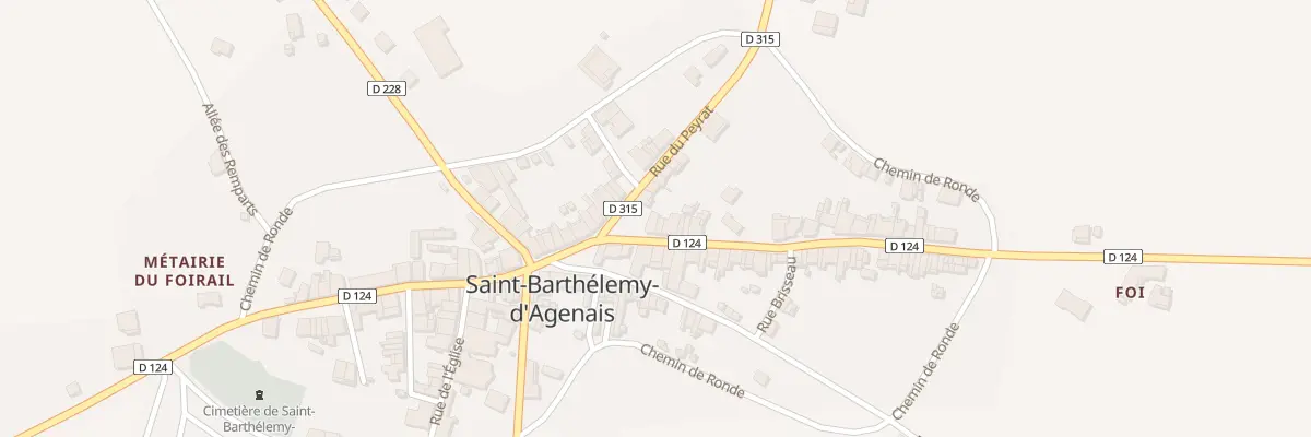 Plan du 221 Le Bourg à Saint-Barthélemy-d’Agenais
