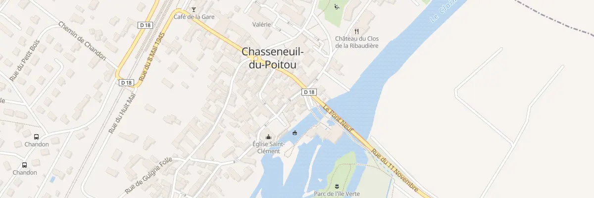 Plan du 1 Rue de l’Église à Chasseneuil-du-Poitou