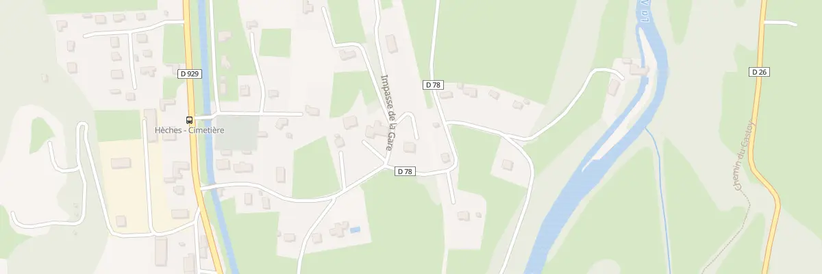 Plan du 36 Imp de la Gare à Hèches