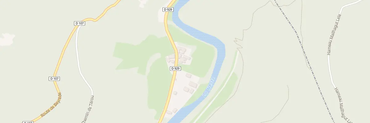 Plan du 5061 Plagne de Sajous à Beyrède-Jumet-Camous
