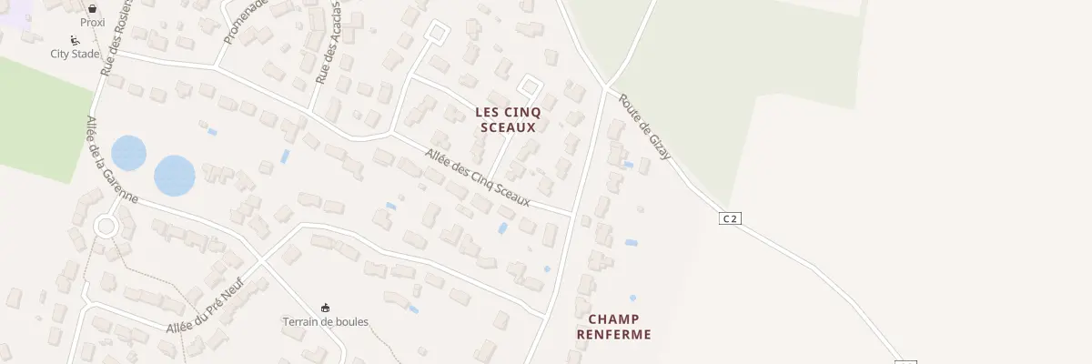 Plan du 9 Che des Chaumes à La Villedieu-du-Clain
