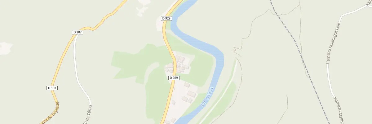 Plan du 5063 Plagne de Sajous à Beyrède-Jumet-Camous