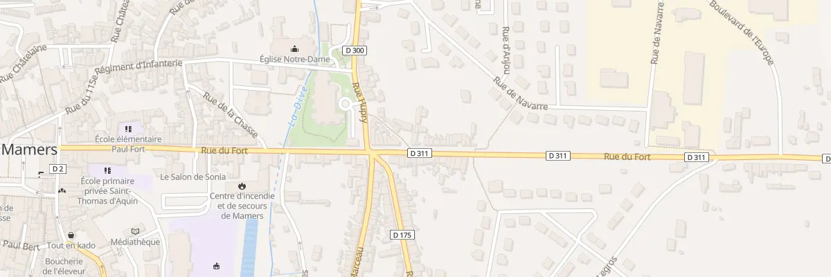 Plan du 76 Rue du Fort à Mamers
