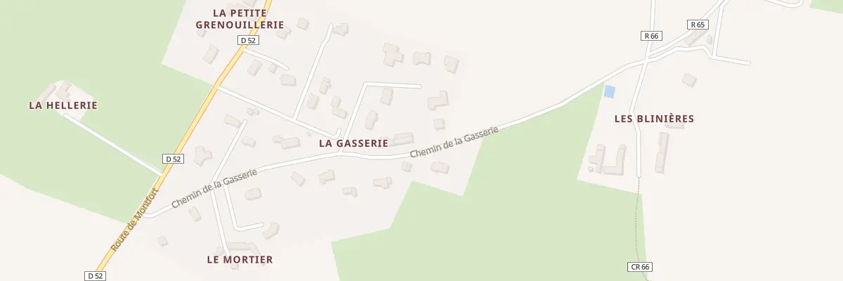 Plan du 311 Che de la Gasserie à Parigné-l’Évêque