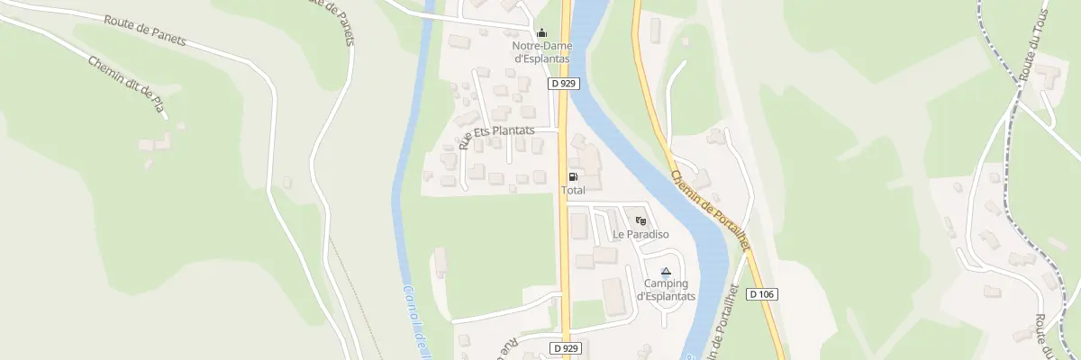 Plan du 61 Rte des Nestes à Sarrancolin