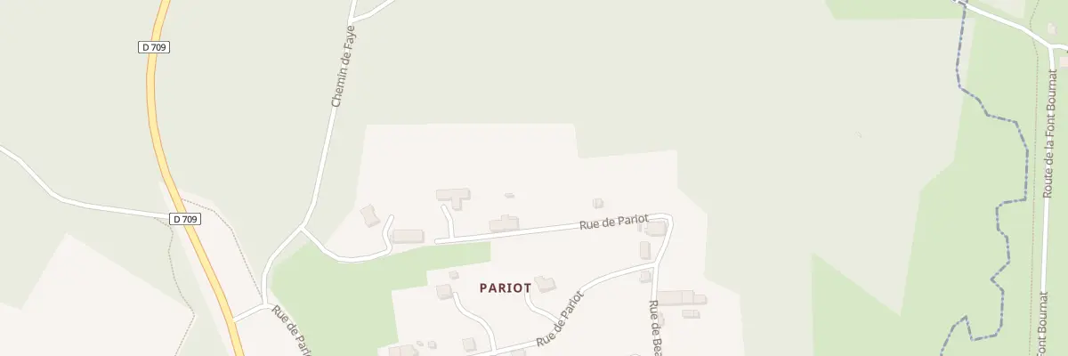 Plan du 26 Rue de Pariot à Saint-Front-de-Pradoux