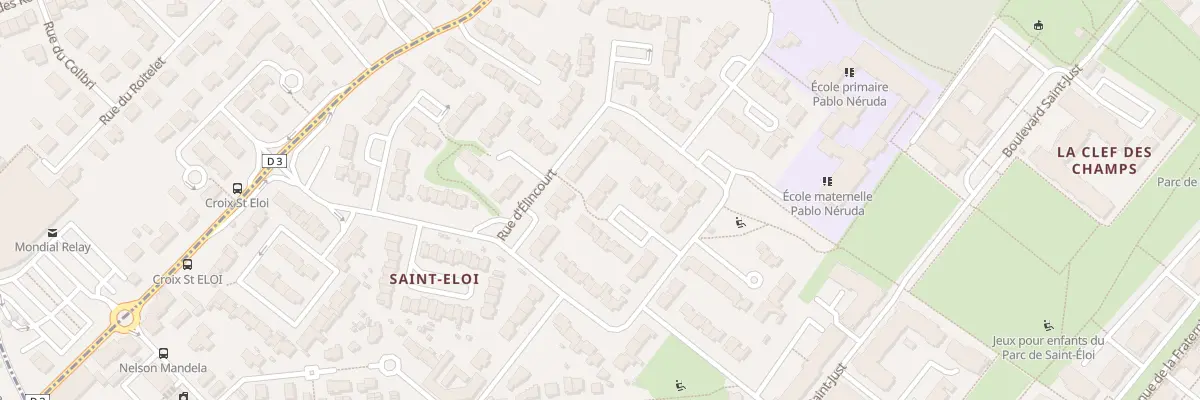 Plan du 50 Rue d’Elincourt à Poitiers