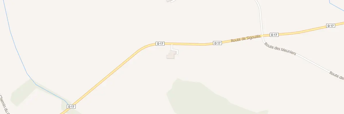 Plan du 2580 Rte de Sigoulés à Thénac