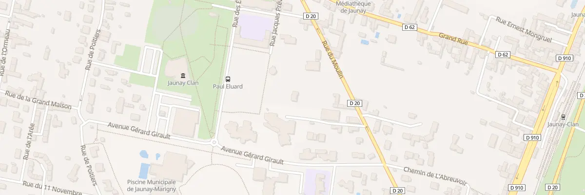 Plan du 6B Rue du Moulin à Jaunay-Marigny