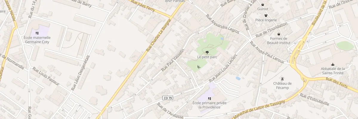 Plan du 27 Rue Paul Vasselin à Fécamp