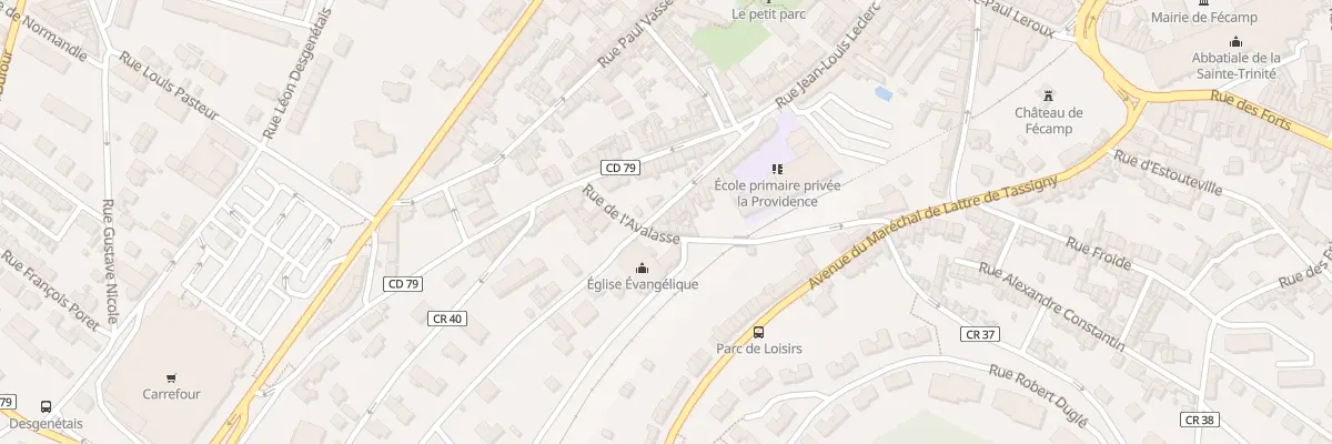 Plan du 45B Rue Jean Louis Leclerc à Fécamp