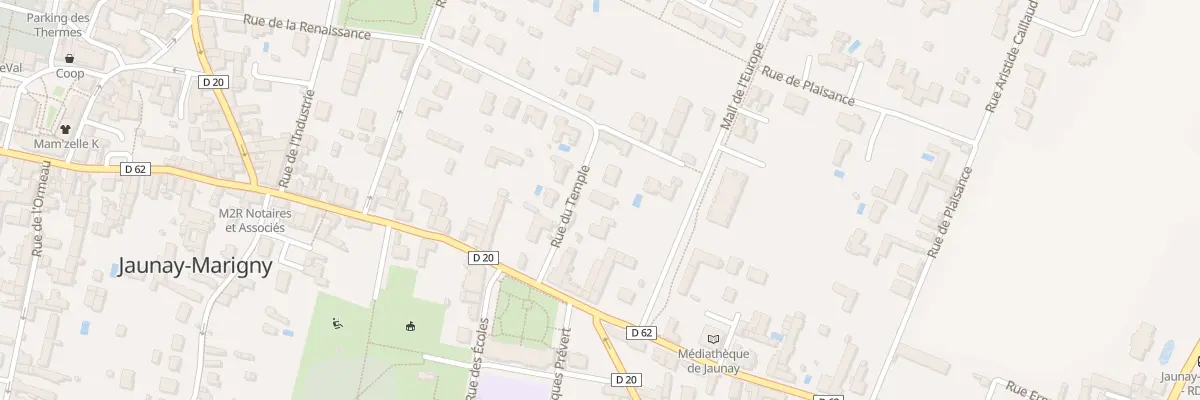 Plan du 4 Rue du Temple à Jaunay-Marigny