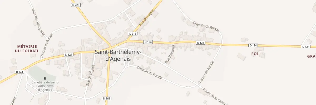 Plan du 238 Le Bourg à Saint-Barthélemy-d’Agenais