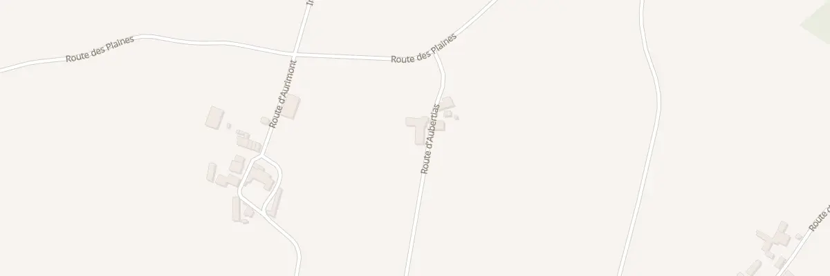 Plan du 245 Rte d’Aubertias à Gout-Rossignol