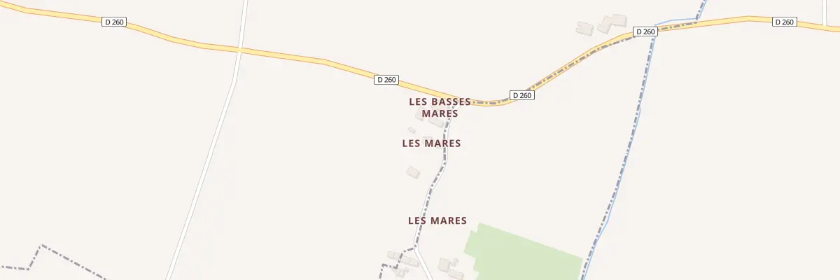 Plan du 5034 Les Marres à Commerveil