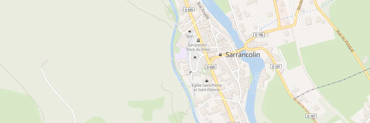 Plan du 10 Pl du Vivier à Sarrancolin
