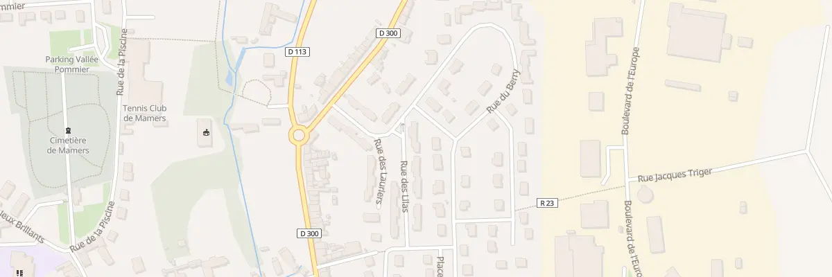 Plan du 3 Rue des Lilas à Mamers