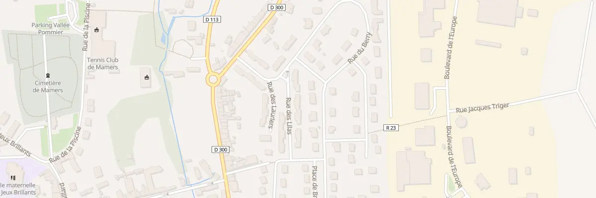 Plan du 7 Rue des Lilas à Mamers