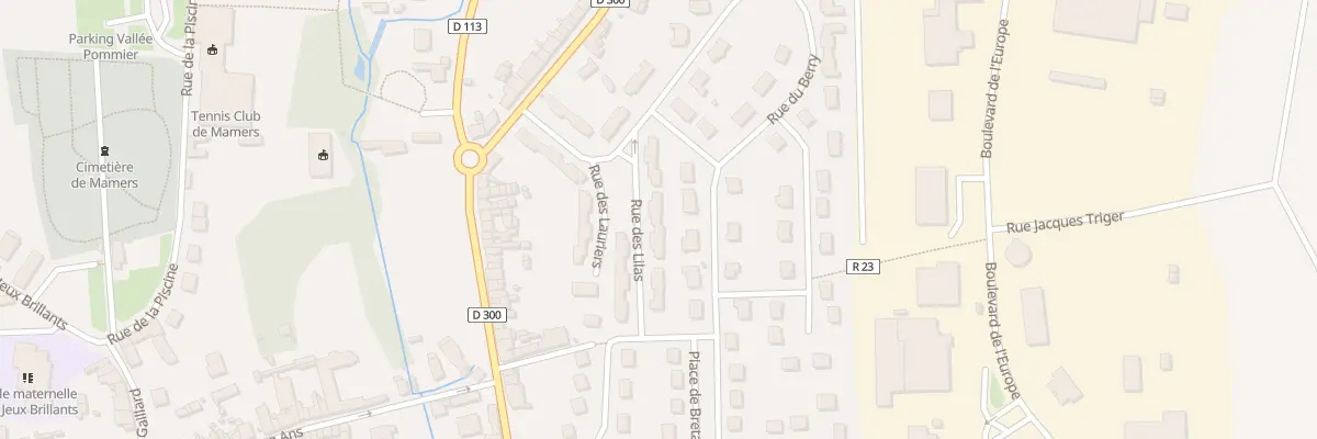 Plan du 9 Rue des Lilas à Mamers