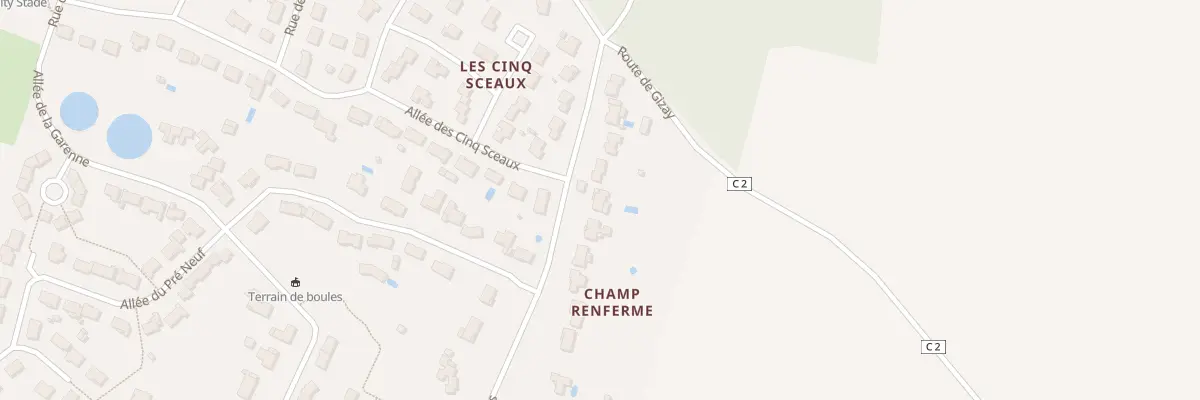 Plan du 6 Che des Chaumes à La Villedieu-du-Clain