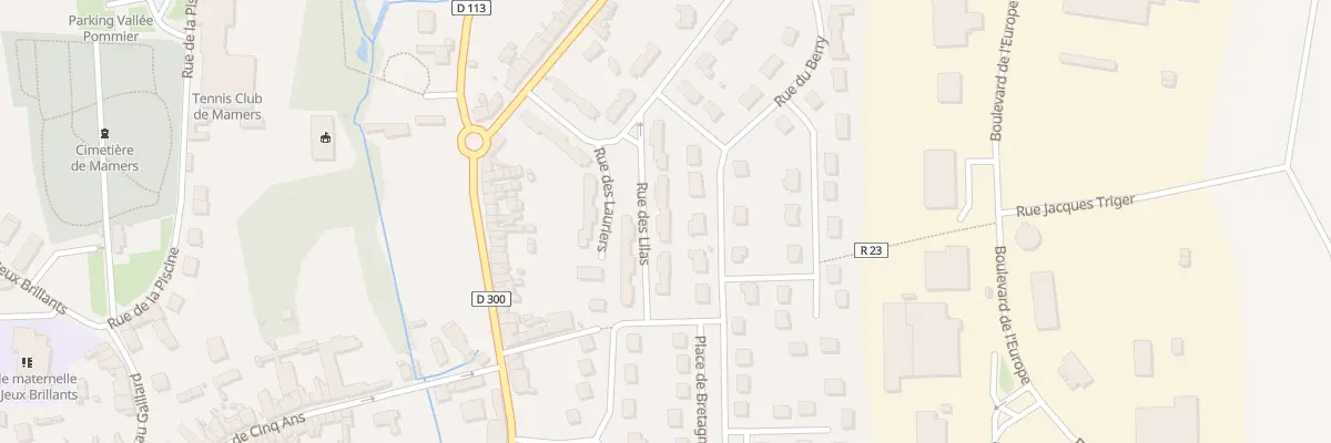 Plan du 11 Rue des Lilas à Mamers
