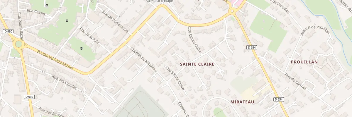 Plan du 17 Cite Sainte Claire à Condom