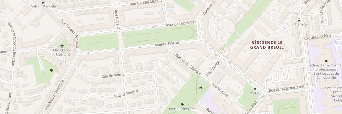 Plan du 4 Rue André Chenier à Poitiers