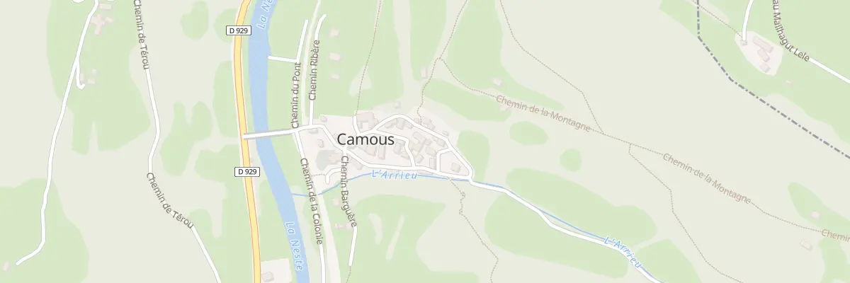 Plan du 25 Rue des Jardins à Beyrède-Jumet-Camous