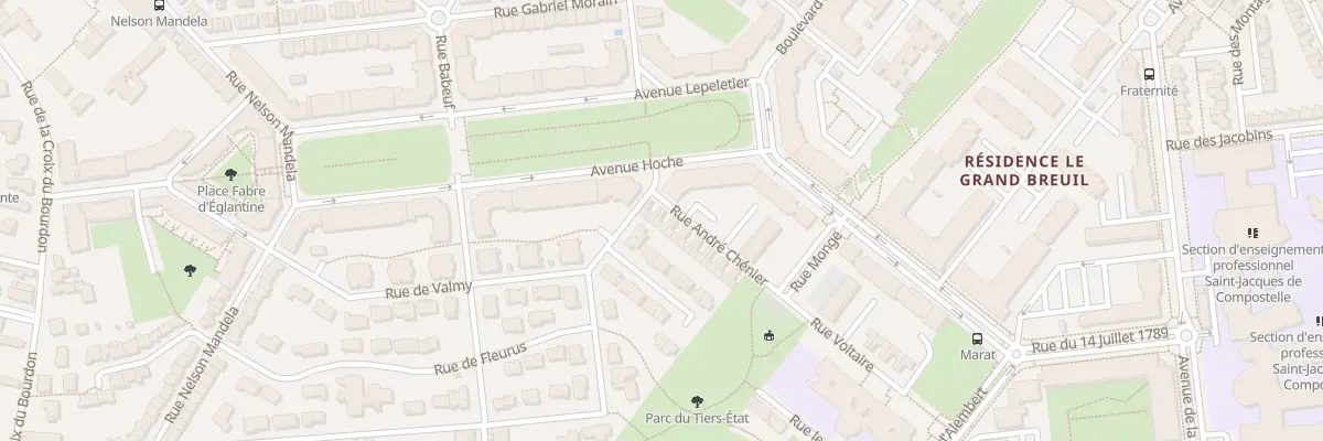 Plan du 6 Rue André Chenier à Poitiers