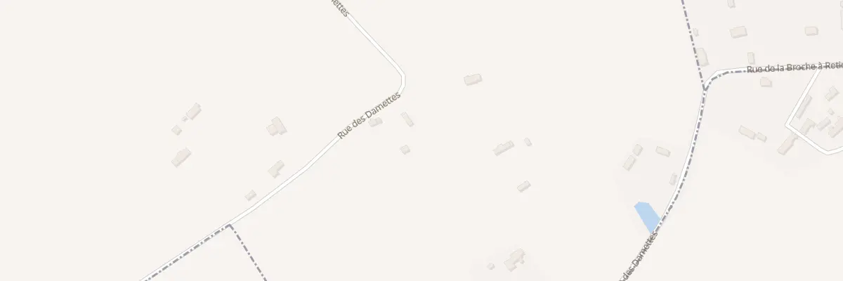 Plan du 5001 Les Damettes à Gommerville