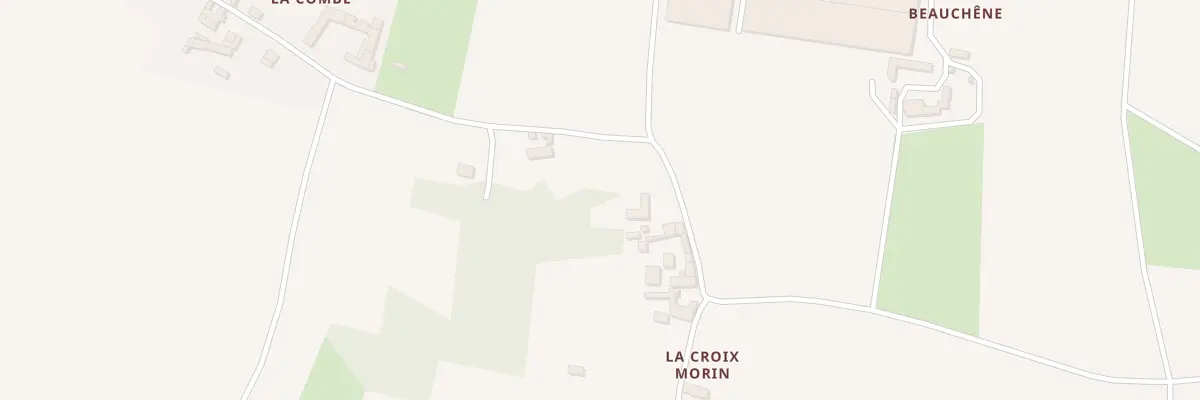 Plan du 101 La Croix Morin à Courcoué