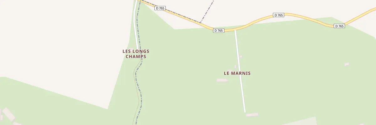 Plan du 2 Le Marnis à Tellières-le-Plessis