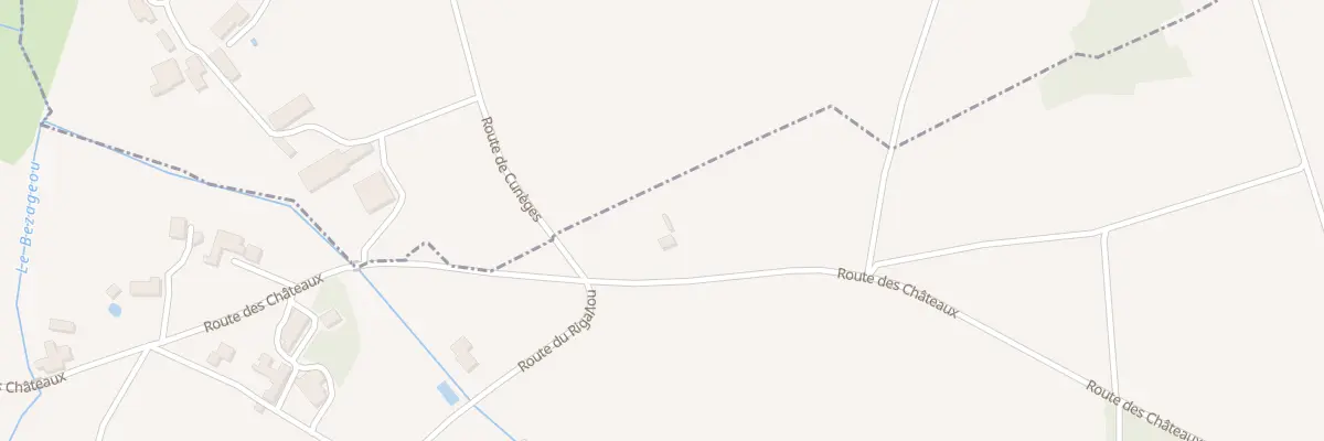 Plan du 2879 Rte des Châteaux à Thénac