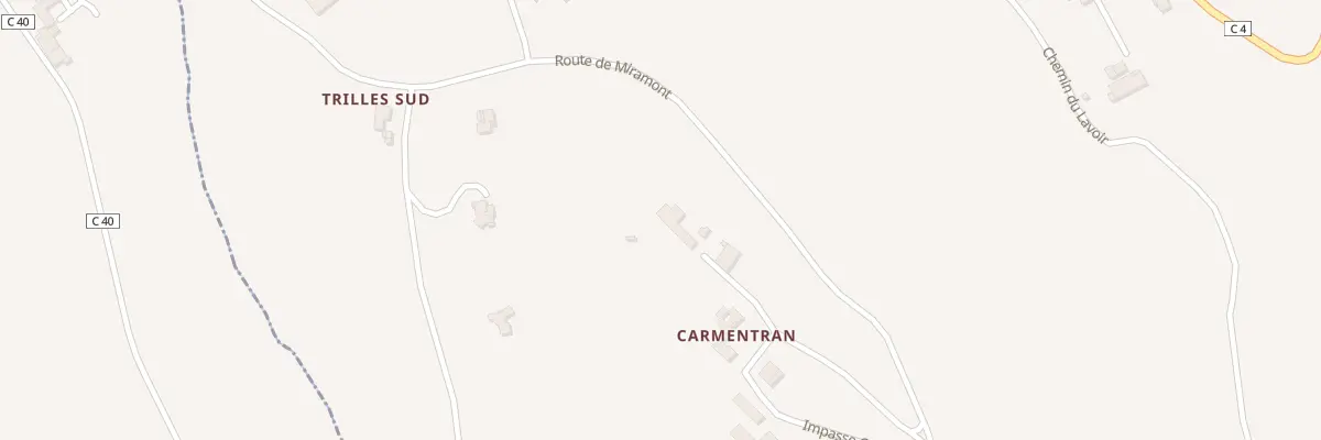 Plan du 5046 Carmentran à Lagarrigue