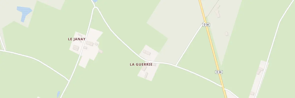 Plan du 1 La Guerrie à Cléré-les-Pins