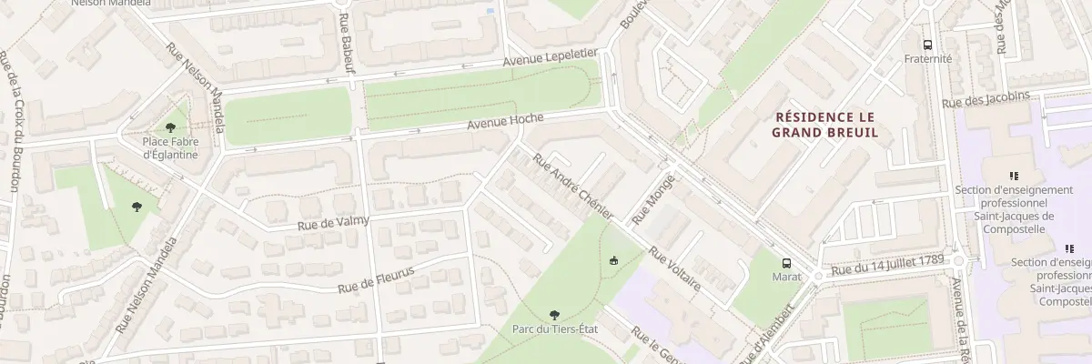Plan du 14 Rue André Chenier à Poitiers