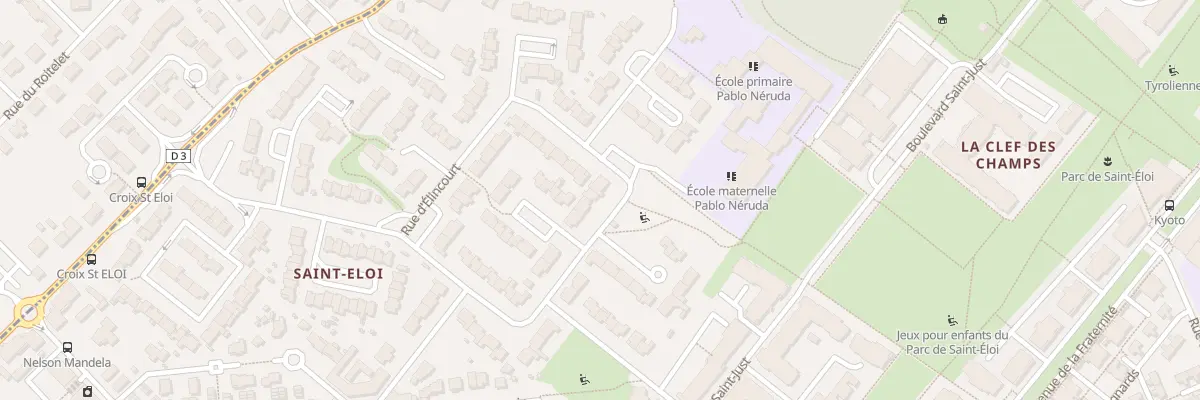 Plan du 34 Rue d’Elincourt à Poitiers