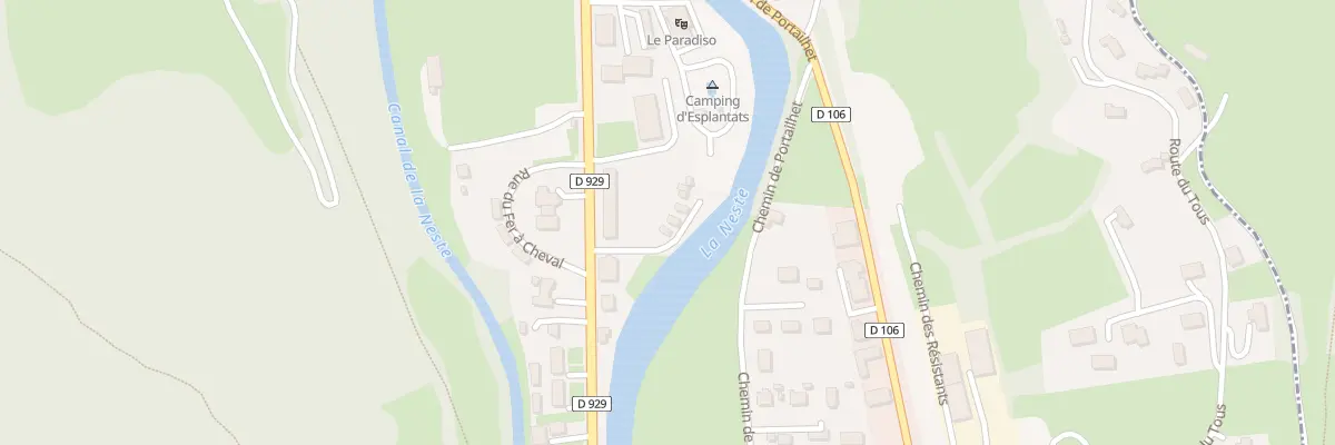 Plan du 54 Rte des Nestes à Sarrancolin