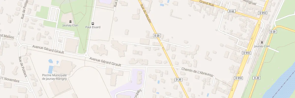 Plan du 8Q Rue du Moulin à Jaunay-Marigny